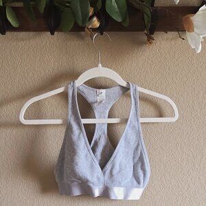 Aerie Gray Ribbed Bralette